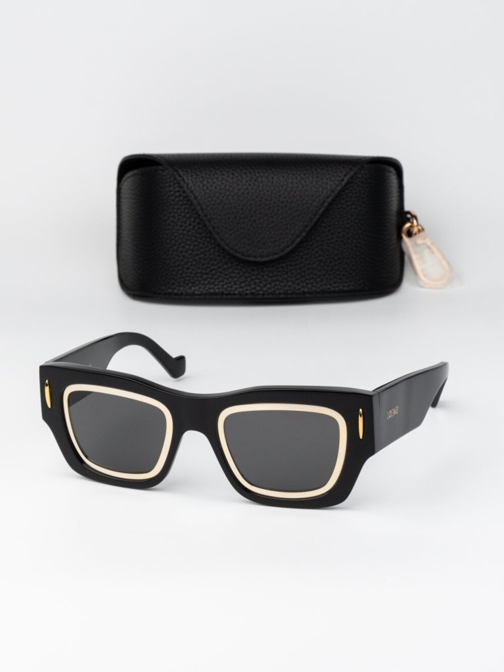 Loewe Men Sunglasses Black Square LW40168I 01A NEW AUTHENTIC